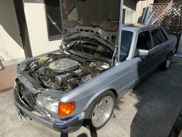 W126 AMG 500SEL ワイパーリンク修理編
