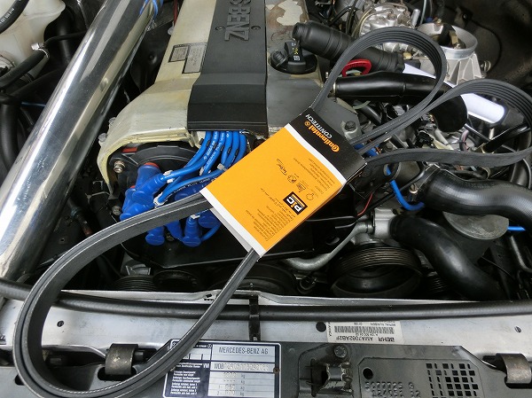 W124 AMG3.4ワイドバージョン Wポンプ・ベルトテンショナー交換編