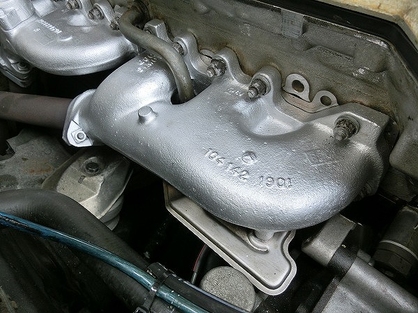W124 AMG3.4ワイドバージョン エキマニ脱着塗装編