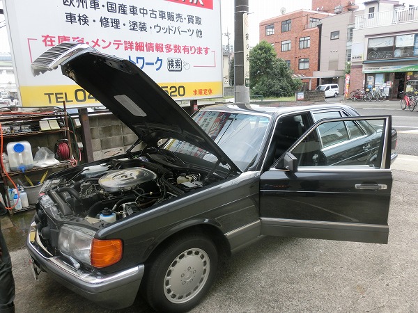 【希少車 W126 560SEL セレブレーション限定車　レストア  LEDヘッドライト取付編】