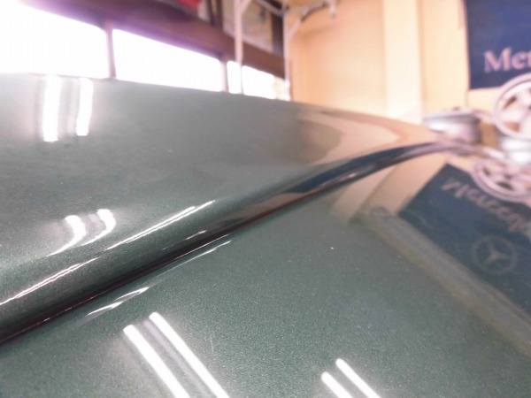 【港区おじ様　W126　560SEC　AMGスタイル　レストア 　マラカイトグリーン全塗装・組付けその6編】