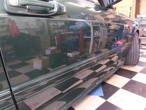 【港区おじ様　W126　560SEC　AMGスタイル　レストア 　マラカイトグリーン全塗装・組付けその9・組付け完成編】