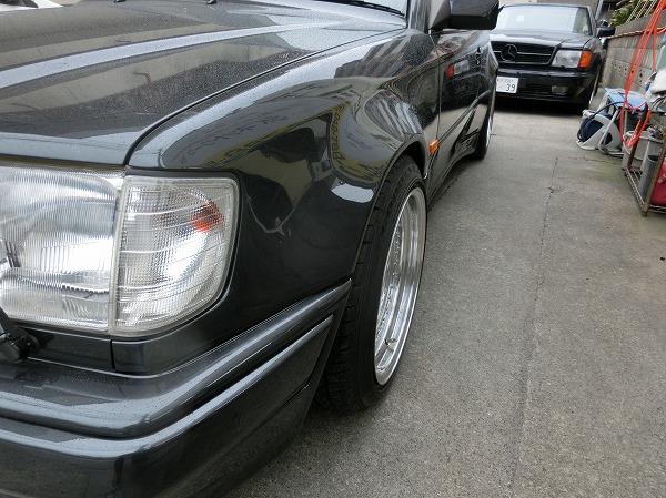 W124 AMG3.4ワイドバージョン AMGホイール改造その３編
