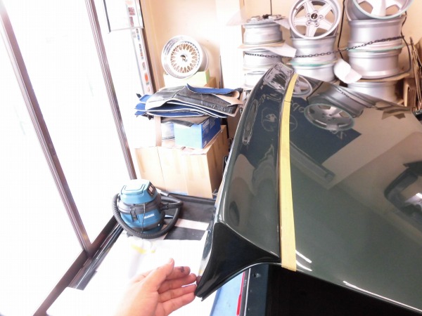 【港区おじ様　W126　560SEC　AMGスタイル　レストア 　マラカイトグリーン全塗装・組付けその4編】